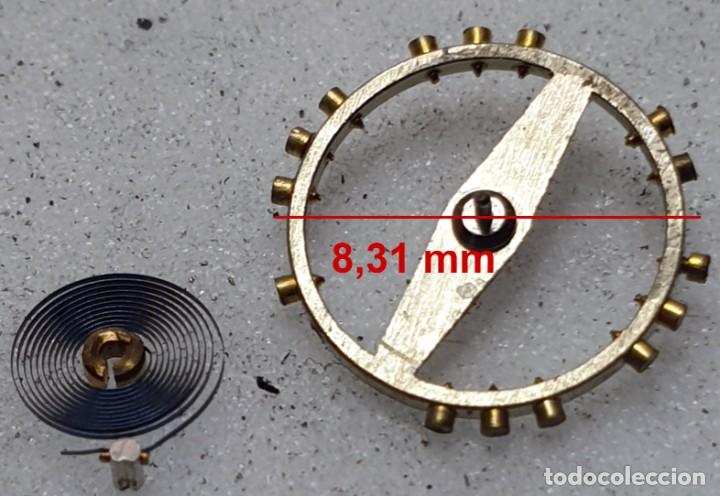 Pi&egrave;ces de rechange de montres et horloges: VOLANTE COMPLETO RELOJ FEF (Fleurier) 8 3/4&acute;&acute;&acute; 250 - BALANCE WHEEL RENATA 172 M - X