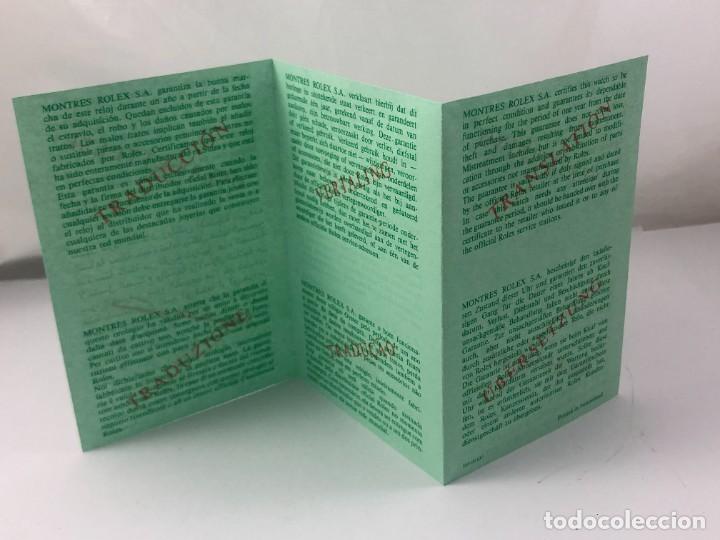 Pe&ccedil;as de reposi&ccedil;&atilde;o de rel&oacute;gios: ROLEX Translation Booklet 569.00.6U for Submariner 14060
