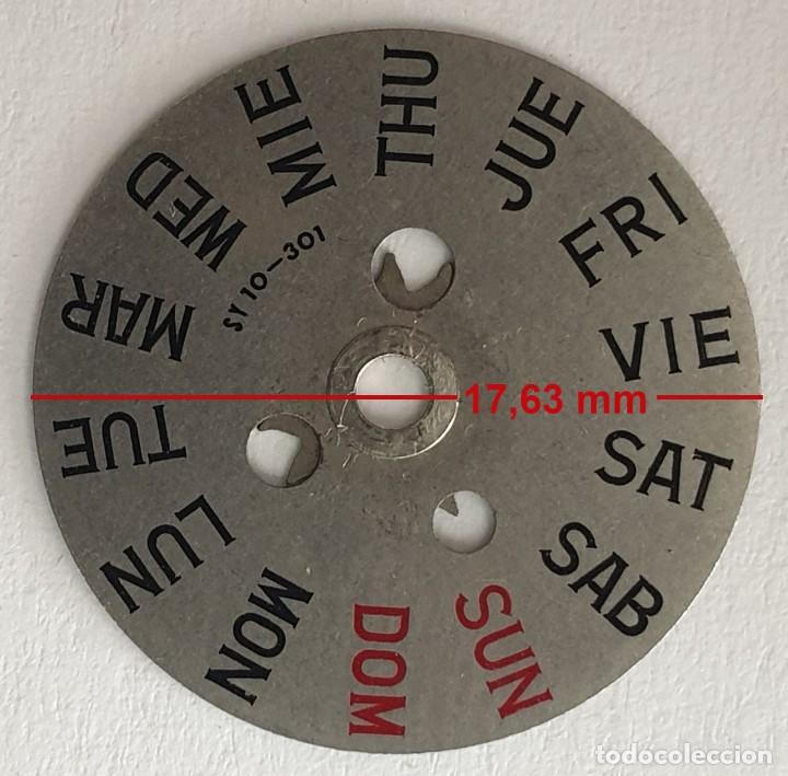 Pi&egrave;ces de rechange de montres et horloges: DIARIO DE RELOJ SY 10 - 301 - X