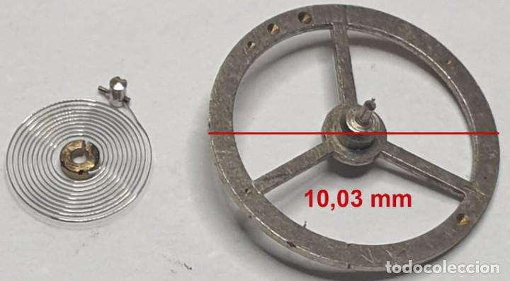Pi&egrave;ces de rechange de montres et horloges: VOLANTE COMPLETO ELOJ EB (Bettlach) 1197 - 10 1/2&acute;&acute;&acute; - A. PLAT / 2 - RONDA 193 - X