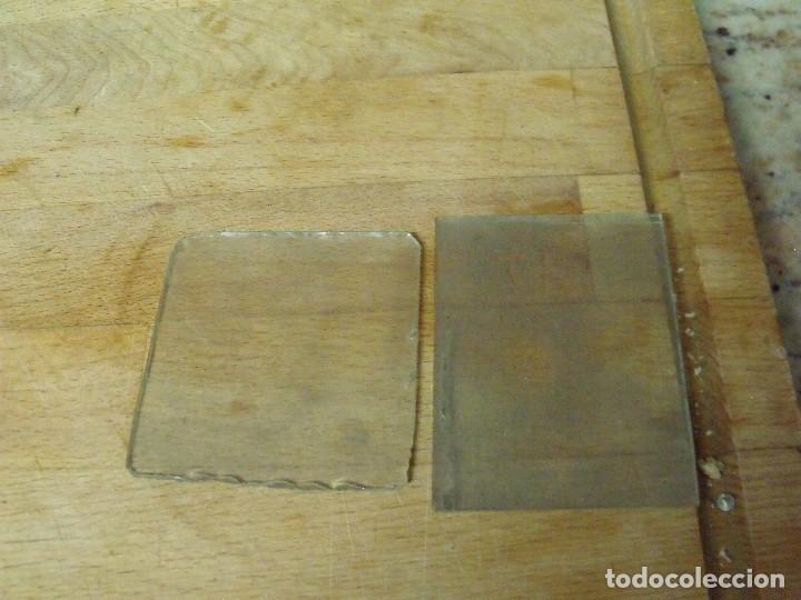 Pi&egrave;ces de rechange de montres et horloges: 2 cristales cuadrados- lote 412