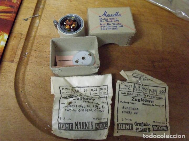 Pe&ccedil;as de reposi&ccedil;&atilde;o de rel&oacute;gios: LOTE FORNITURA PARA REPARACION TODA CLASE DE RELOJES- LOTE 412-MOTOR MAUTHE
