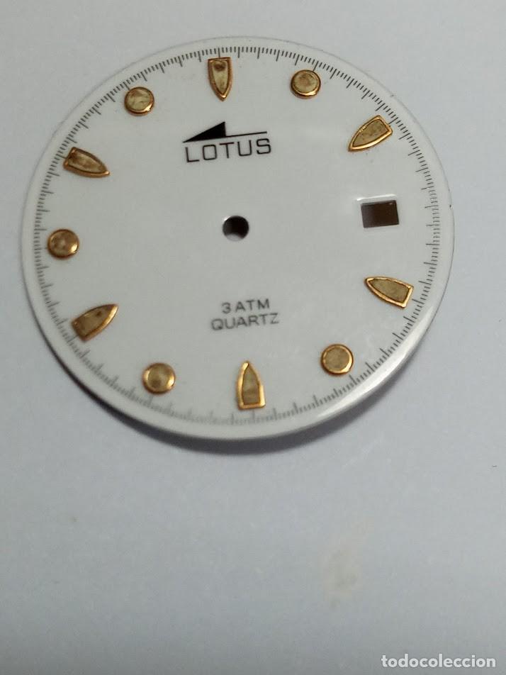 Pi&egrave;ces de rechange de montres et horloges: Esfera - 2 fotos con medidas patas bien - (cd-RS2C)