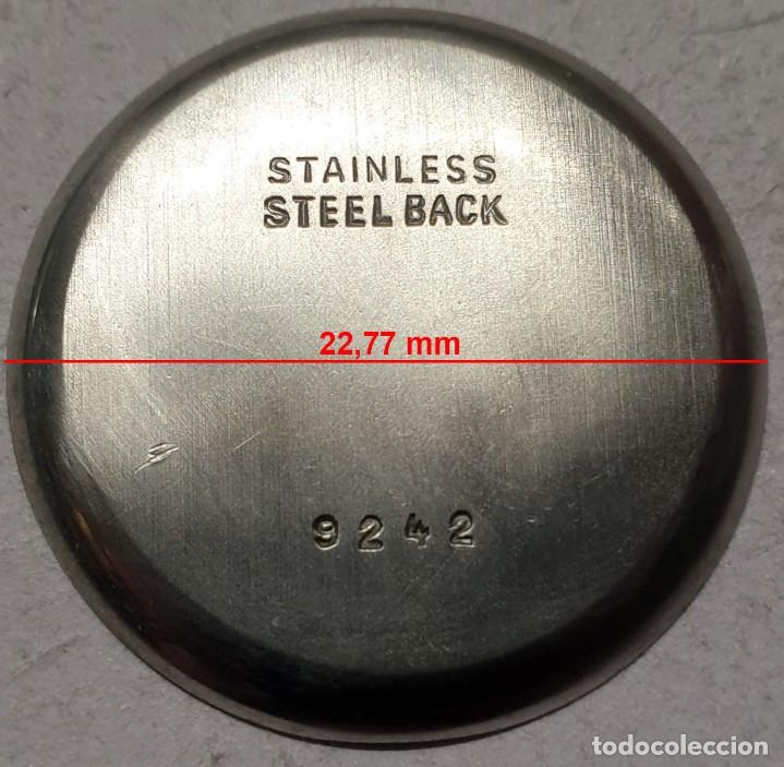 Ricambi di orologi: TAPA TRASERA RELOJ STAINLESS STEEL BACK 9242 - EXTERIOR=22,77 MM - INTERIOR=21,40 MM - X