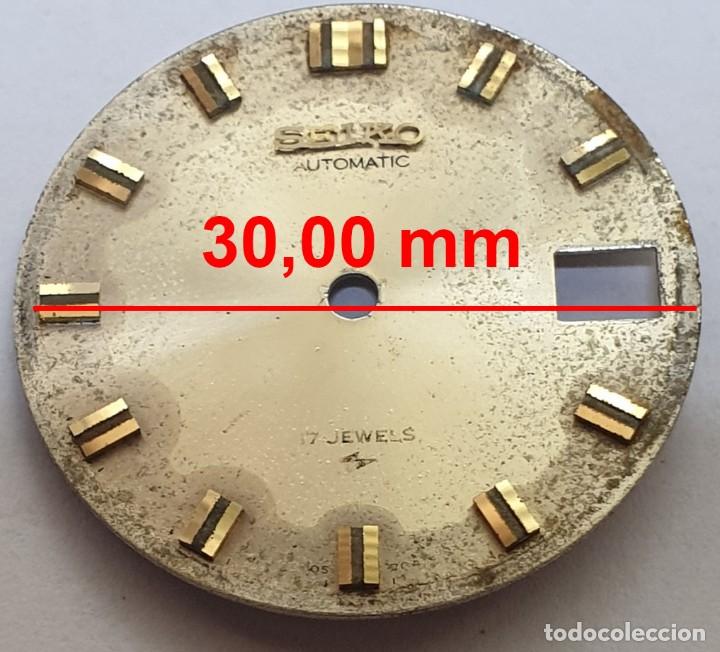 Ricambi di orologi: DIAL RELOJ SEIKO AUTOMATIC 17 JEWELS - 30,00 MM - X