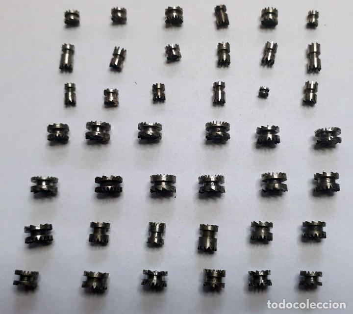 Ricambi di orologi: LOTE DE PI&Ntilde;ONES DE CORREDERA DE RELOJ - 42 UNIDADES SURTIDAS - X