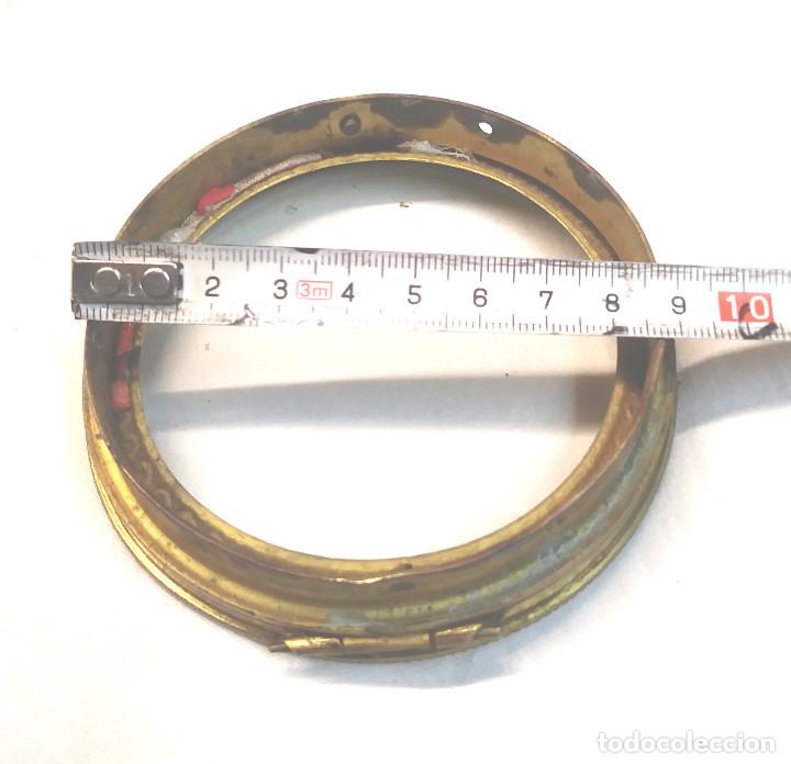 Recambios de relojes: Bisel Frontal Reloj Bronce con Cristal Biselado - Foto 2