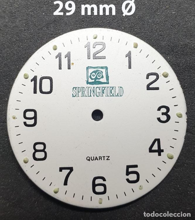 Spare Parts for Watches: DIAL CIRCULAR DE RELOJ SPRINGFIELD - VER LAS MEDIDAS EN LA FOTOS