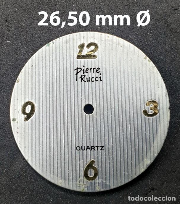 Spare Parts for Watches: DIAL CIRCULAR DE RELOJ PIERRE RUCCI - VER LAS MEDIDAS EN LA FOTOS