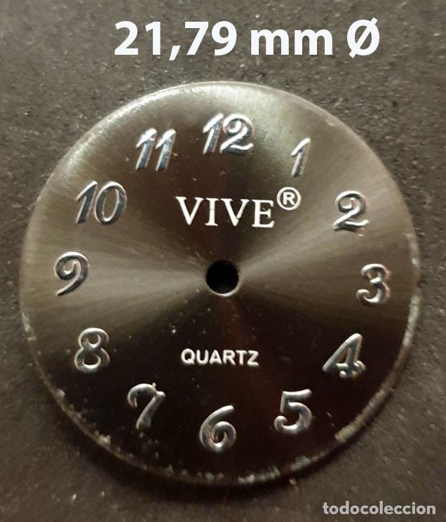 Spare Parts for Watches: DIAL CIRCULAR DE RELOJ VIVE - VER LAS MEDIDAS EN LA FOTOS