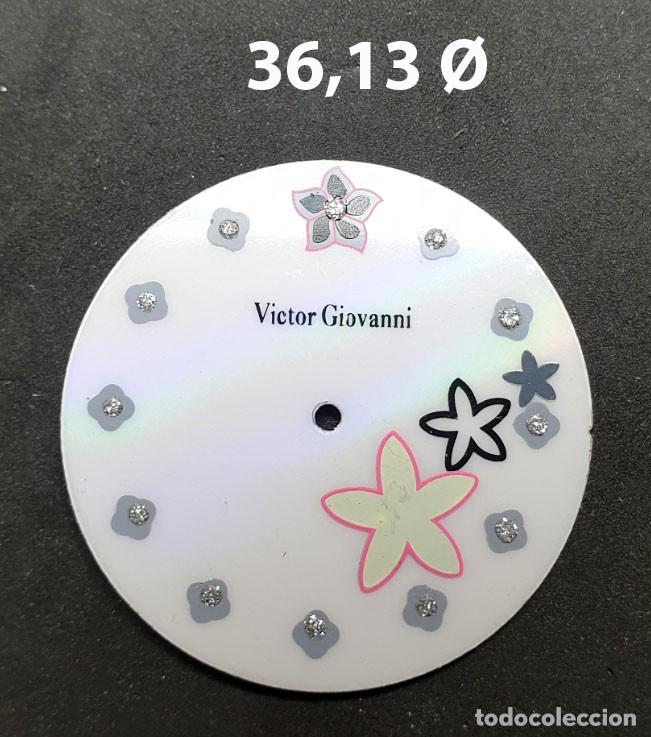 Spare Parts for Watches: DIAL CIRCULAR DE RELOJ VICTOR GIOVANNI - VER LAS MEDIDAS EN LA FOTOS - X