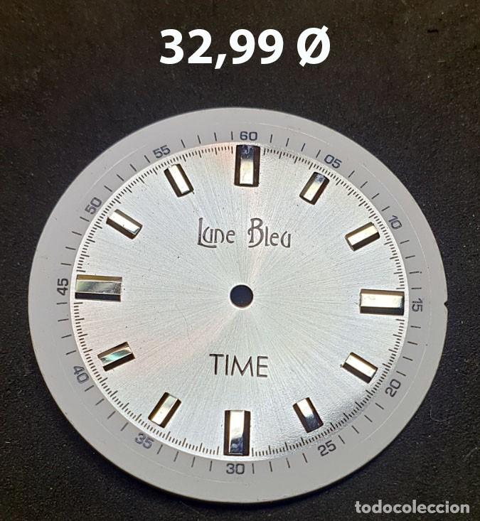 Spare Parts for Watches: DIAL CIRCULAR DE RELOJ LUNE BLEU - VER LAS MEDIDAS EN LA FOTOS