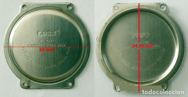Spare Parts for Watches: TAPA TRASERA DE RELOJ COSS - ACERO INOX - VER MEDIDAS EN FOTOS - X