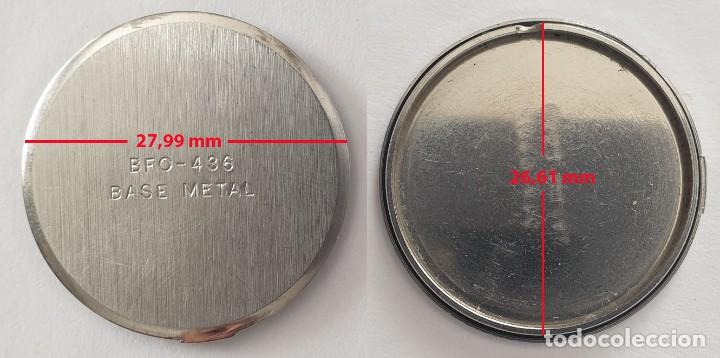 Spare Parts for Watches: TAPA TRASERA DE RELOJ ACERO INOX - VER MEDIDAS EN FOTOS - X