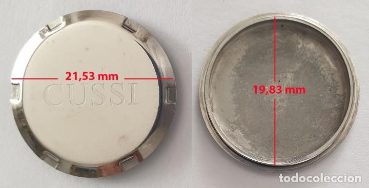 Spare Parts for Watches: TAPA TRASERA DE RELOJ CUSSI - ACERO INOX - VER MEDIDAS EN FOTOS - X
