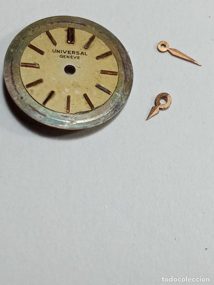 Recambios de relojes: Universal - 541 - esfera + sus agujas 2 fotos y medidas - (cd-6868)