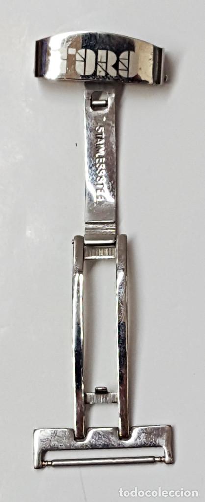Recambios de relojes: Hebilla para correa de reloj TORO Acero Inox. 22 mm.