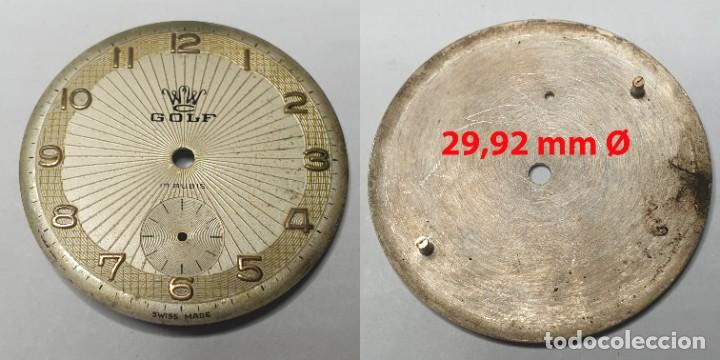 Ricambi di orologi: DIAL RELOJ GOLF - DIAMETRO 29,92 MM &Oslash; - X