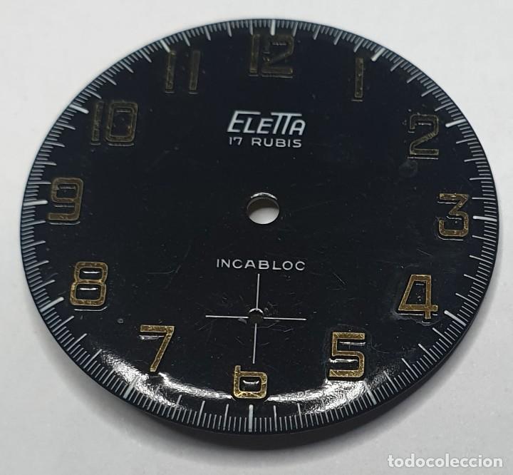 Spare Parts for Watches: DIAL RELOJ ELETTA - 17 RUBIS - INCABLOC - DIAMETRO 29,98 MM &Oslash; - X