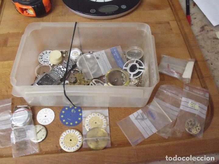 Ersatzteile f&uuml;r Uhren: GRAN LOTE DE PIEZAS DE RELOJERIA PARA REPARACION RELOJES ANTIGUOS-LOTE 435