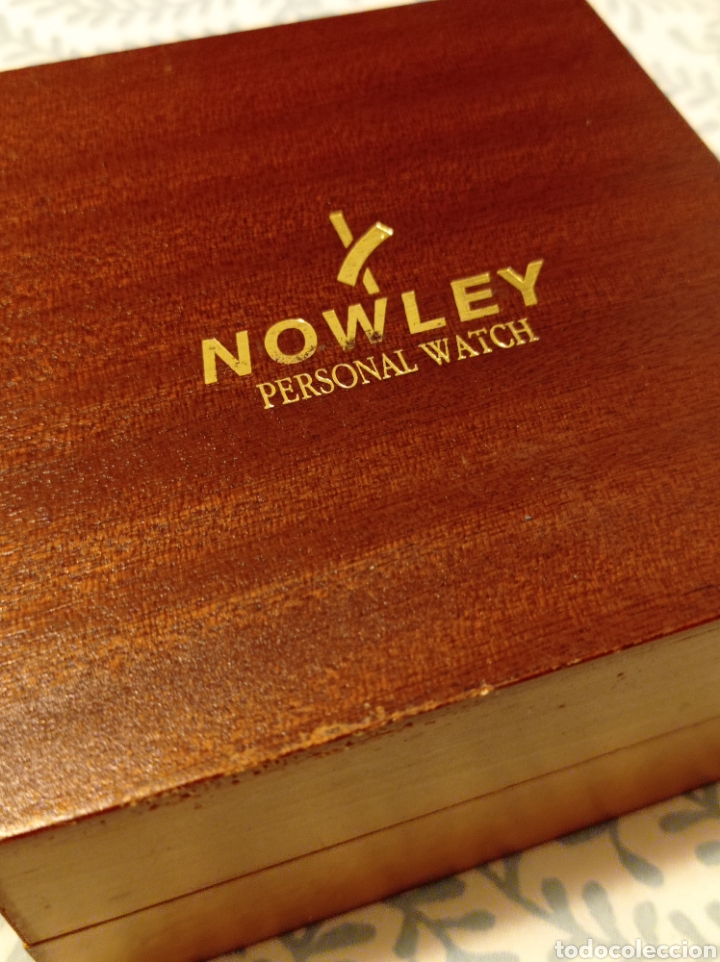 Recambios de relojes: Caja de madera reloj Nowley - Foto 4