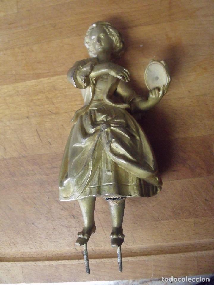 Pi&egrave;ces de rechange de montres et horloges: antigua FIGURA DE MUJER PARA RELOJ SOBREMESA- LOTE 433