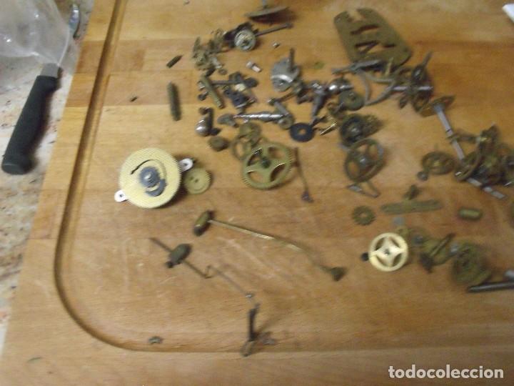 Pi&egrave;ces de rechange de montres et horloges: GRAN LOTE DE PIEZAS DE RELOJERIA PARA REPARACION RELOJES ANTIGUOS-LOTE 441