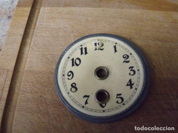 Ricambi di orologi: antigua esfera en chapa para reloj de pared o sobremesa-lote 444