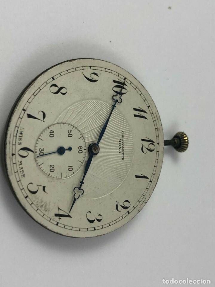 Recambios de relojes: MOVEMENT MONA DE BOLSILLO CHRONOMETRE ( No funciona ) &rdquo; - Foto 5