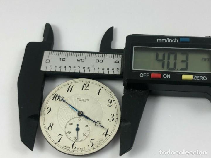 Recambios de relojes: MOVEMENT MONA DE BOLSILLO CHRONOMETRE ( No funciona ) &rdquo; - Foto 10