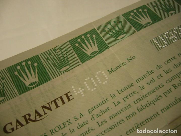 Recambios de relojes: DOCUMENTO DE RELOJ ROLEX 67180 &rdquo;&rdquo; - Foto 6