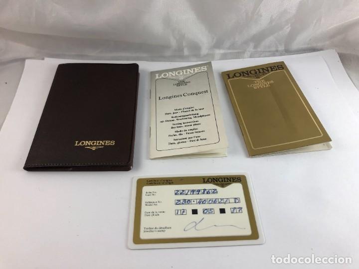 Pe&ccedil;as de reposi&ccedil;&atilde;o de rel&oacute;gios: Longines Certificado Garant&iacute;a Y Folleto Documentaci&oacute;n Reloj &rdquo;
