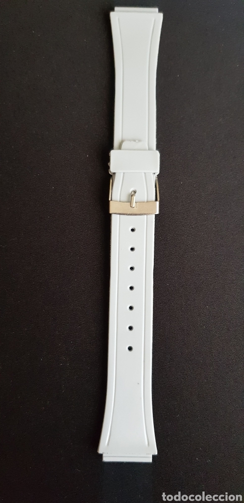 Recambios de relojes: Correa reloj de carril gris lote 1 - Foto 1