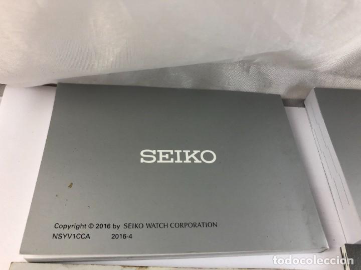 Recambios de relojes: Lote de 6 Documentaci&oacute;n Reloj SEIKO - Foto 9