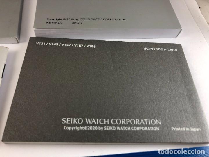 Recambios de relojes: Lote de 6 Documentaci&oacute;n Reloj SEIKO - Foto 11