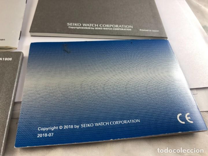Recambios de relojes: Lote de 6 Documentaci&oacute;n Reloj SEIKO - Foto 14