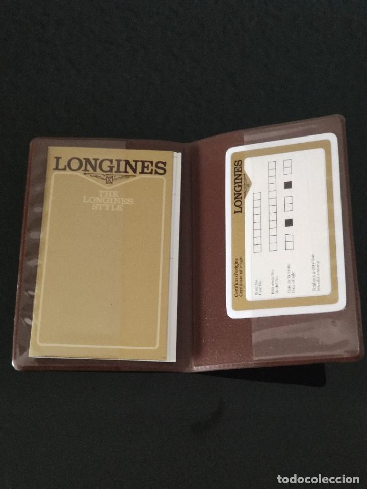 Recambios de relojes: CARTERA GARANTIA LONGINES. - Foto 2