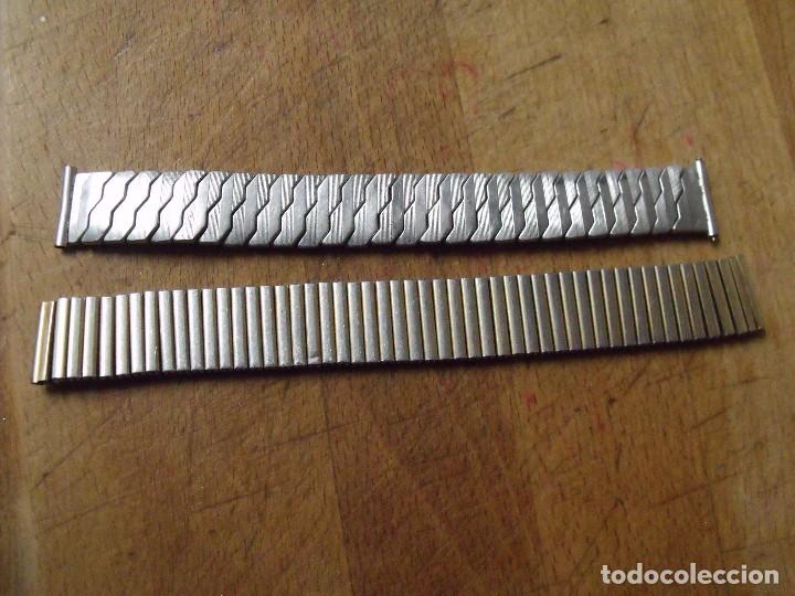 Ersatzteile f&uuml;r Uhren: 2 pulseras extensibles para caballero-lote 456