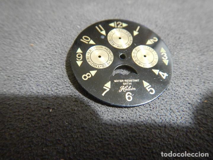 Recambios de relojes: Esfera cronografo halcon - Foto 3