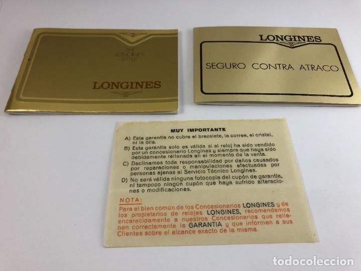 Pe&ccedil;as de reposi&ccedil;&atilde;o de rel&oacute;gios: LONGINES DOCUMENTO DE RELOJ &rdquo;&rdquo;