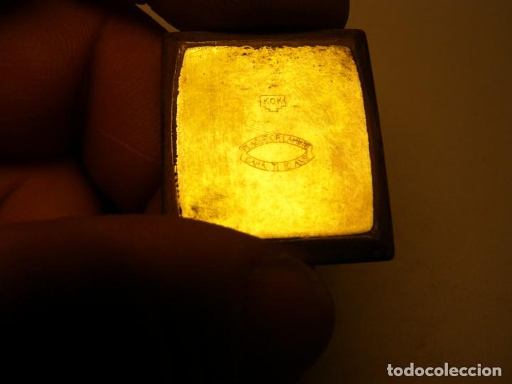 Recambios de relojes: Caja de antiguo reloj de pulsera placada en oro.