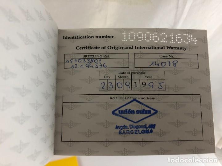 Recambios de relojes: Breitling Documentaci&oacute;n &rdquo;&rdquo; - Foto 2