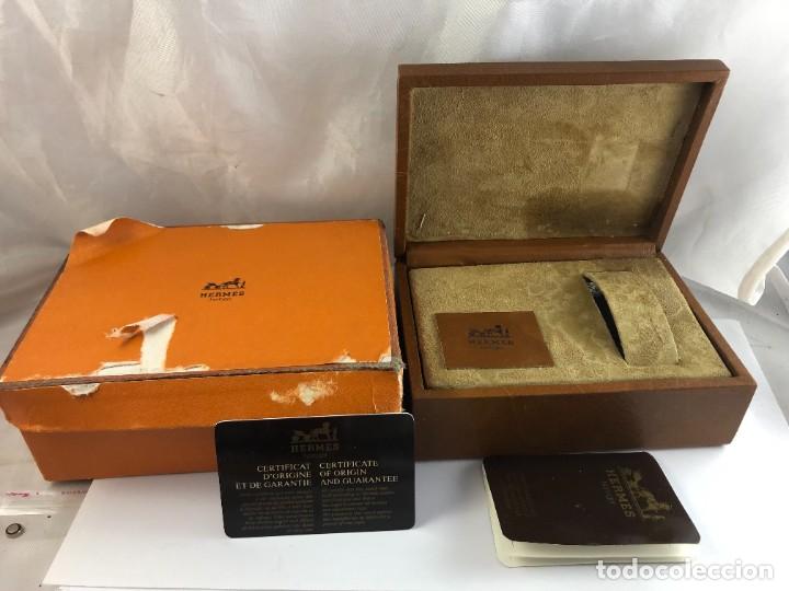 Pe&ccedil;as de reposi&ccedil;&atilde;o de rel&oacute;gios: HERMES Caja De Reloj Vac&iacute;a &rdquo;&rdquo;