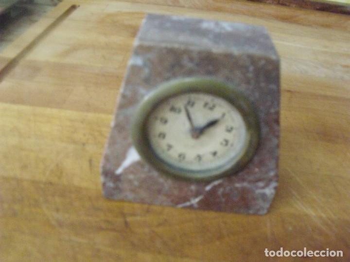 Recambios de relojes: antiguo despertador de marmol-Art-Nouveau-lote 483