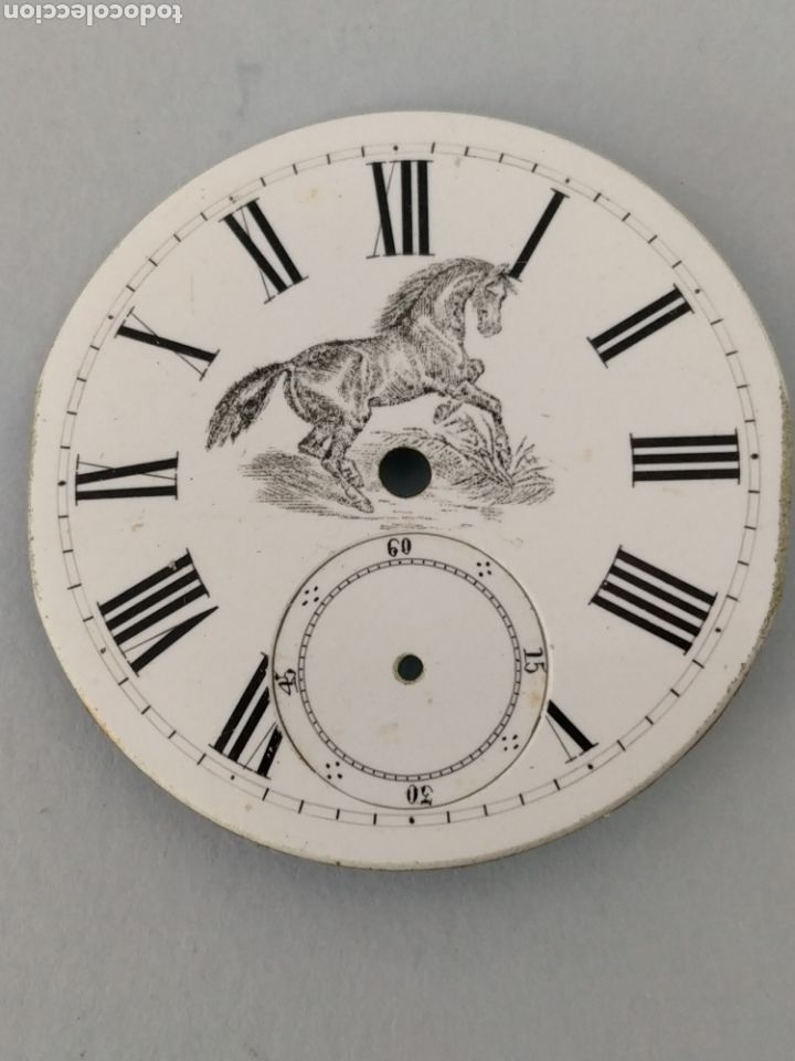 Recambios de relojes: ESFERA CON ESMALTE PORCELANICO. - Foto 1
