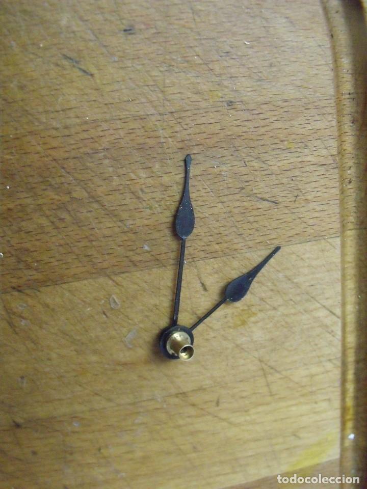 Pi&egrave;ces de rechange de montres et horloges: 2 AGUJAS ORIGINALES PARA MAQUINARIA PARIS RELOJ SOBREMESA LOTE 496 EN SAETA