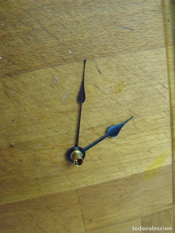 Pi&egrave;ces de rechange de montres et horloges: 2 AGUJAS ORIGINALES PARA MAQUINARIA PARIS RELOJ SOBREMESA LOTE 496 EN SAETA