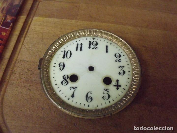 Ersatzteile f&uuml;r Uhren: antigua esfera en porcelana para maquinaria paris RELOJ SOBREMESA- lote 497