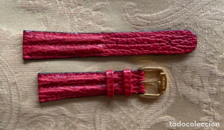 Spare Parts for Watches: VICEROY, CORREA VINTAGE PIEL COLOR ROJO 20 mm