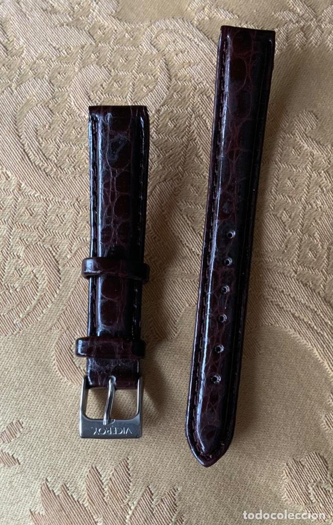 Spare Parts for Watches: VICEROY, CORREA VINTAGE PIEL MARR&Oacute;N, 14 MM